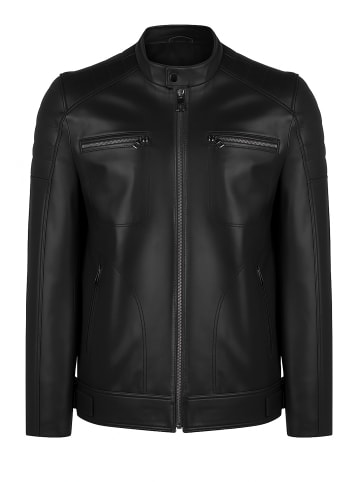 Felix Hardy Lederjacke in Schwarz