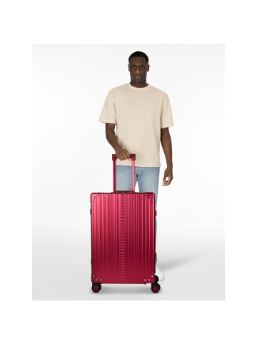 Aleon Traveler 4-Rollen Trolley Aluminium 67 cm ruby 1
