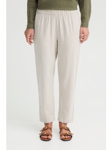Oxmo Leinenhose OXAlfa in Beige