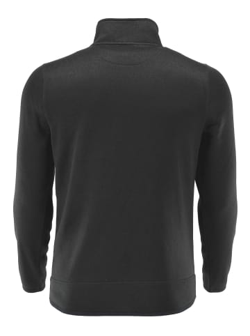 OS-Trachten Strickfleecejacke Nucku in schwarz