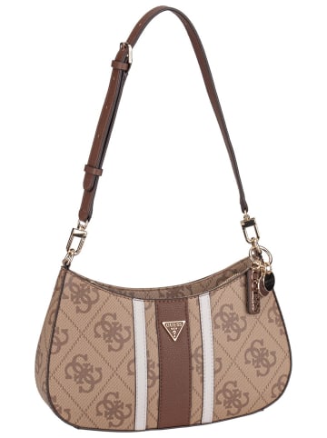Guess Handtasche Noelle II Top Zip SHB 72180 Logo in Latte Logo/Brown
