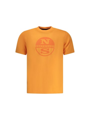 North Sails Orange Baumwolle Herren T-Shirt