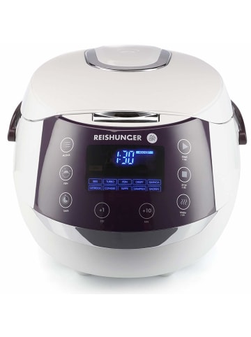 Reishunger Digitaler Reiskocher, 860W, 1,5l