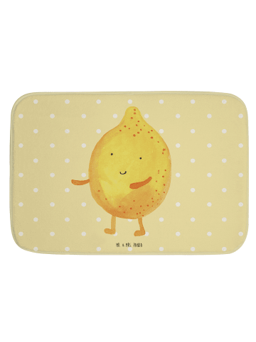 Mr. & Mrs. Panda Badematte Beste Freunde Zitrone ohne Spruch in Gelb Pastell