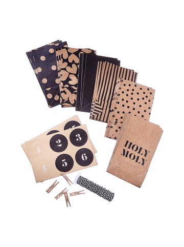 Butlers Butlers Adventskalender-Set SUPRISE 4-teilig in Multicolor