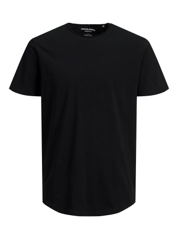 Jack & Jones Basic T-Shirt Rundhals Kurzarm JJEBASHER in Schwarz