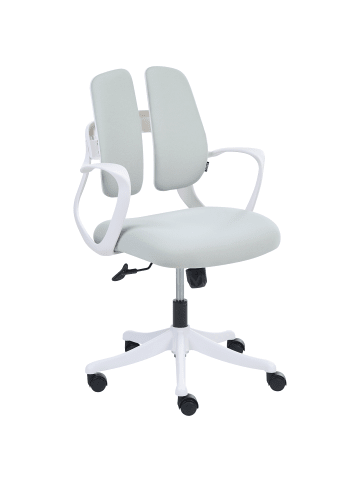 Beliani Bürostuhl ORIVO in Grau/Weiß - (W) 63 x (H) 94 x (L) 70 cm