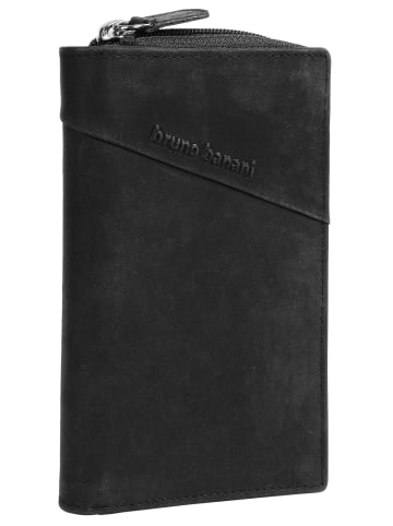 Bruno Banani Geldbörse echt Leder in schwarz