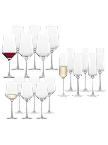 Zwiesel Glas 18er Set Wein- und Sektgläserset Pure in transparent