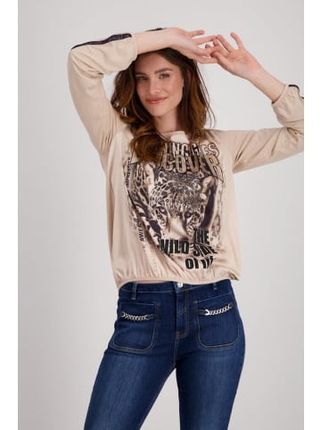 monari Langarmshirt in biscuit