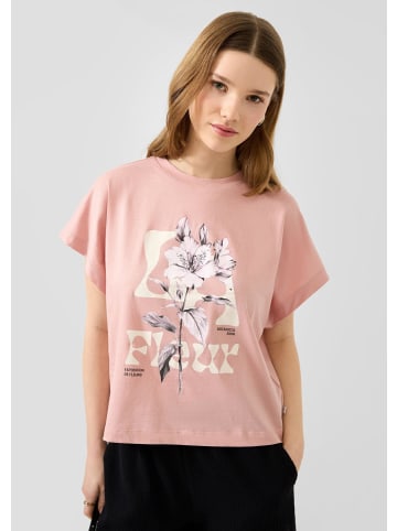 QS T-Shirt  in  45D0_rosa