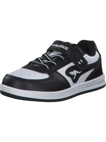 Kangaroos Sportliche Slipper in jet black/white
