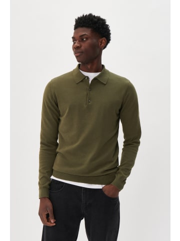 Matinique Strickpullover MAklint Gerade Passform in Olive Night