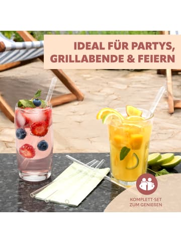 bremermann 6er Glas-Trinkhalme