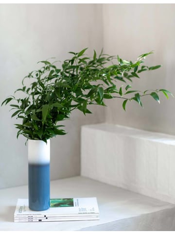 like. by Villeroy & Boch Vase Lave Home in ↕ 25 cm in weiß-blau