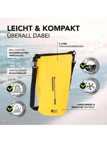 Where Tomorrow PVC dry bag Style 02 5L gelb  gelb