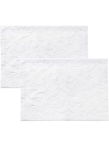 Pichler Jacquard Tischset 2er-Pack Cordoba in weiß
