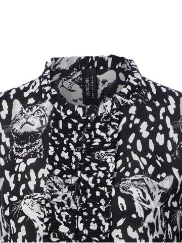 MARC CAIN SPORTS  Schlupfbluse in schwarz weiß
