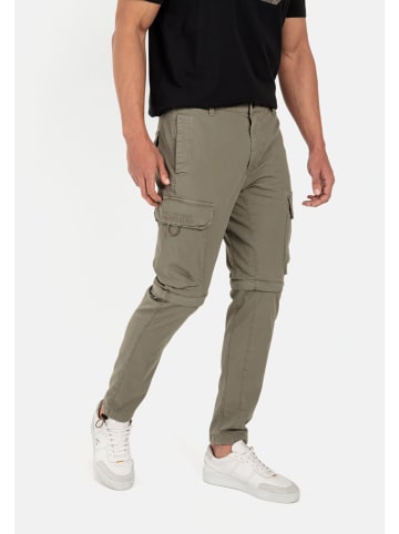 Camel Active Tapered Fit Zip-off Cargohose in Khaki
