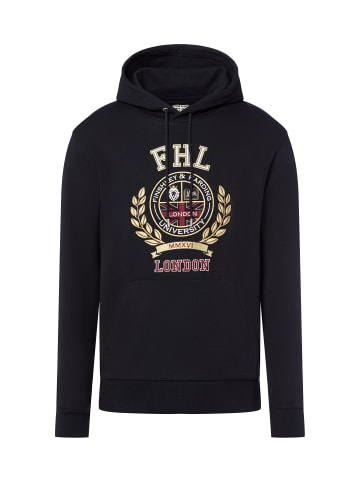 Finshley & Harding London Kapuzenpullover in marine - 0001