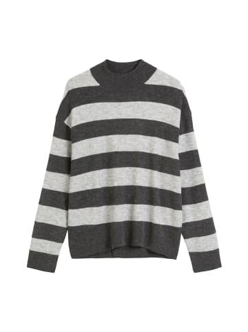 Marc O'Polo DENIM Gestreifter Strickpullover regular in Medium Grey
