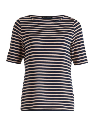 Betty Barclay Ringelshirt mit U-Boot-Ausschnitt in Dark Blue/Beige