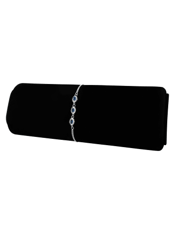 Adeliás Damen Armband aus 925 Silber mit Zirkonia 17+3 cm in silber
