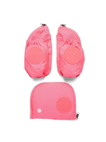 Ergobag Zubehör Fluo Led Seitentaschen Sicherheitsset 3tlg. in pink