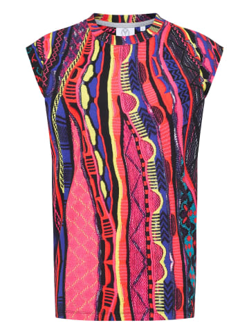 Carlo Colucci Muscleshirt DeLeo in Navy / Rot