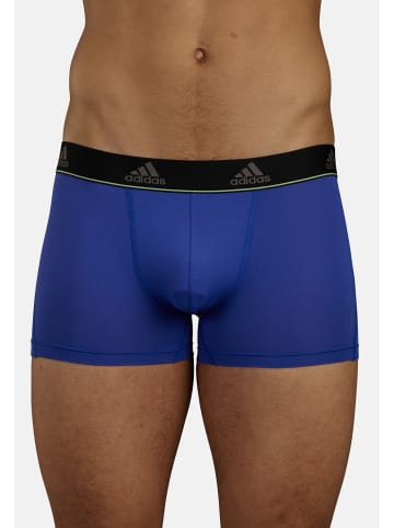 Adidas Sportswear Retro Short / Pant Active Micro Mesh in Blau / Hellgrün / Dunkelgrau