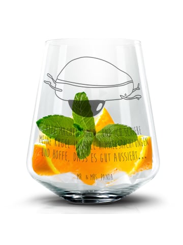 Mr. & Mrs. Panda Tumbler Avocado Yoga mit Spruch in Transparent