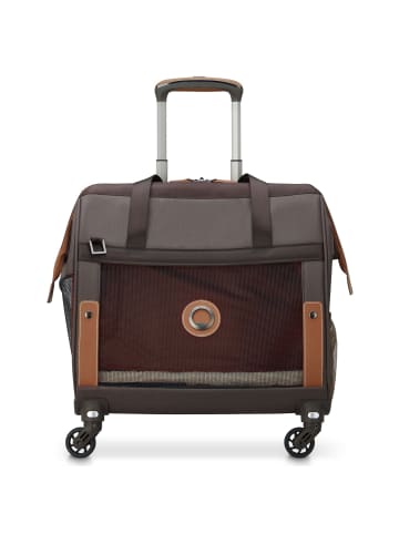 Delsey Chatelet Air 2.0 4-Rollen Transporttasche für Haustiere 45 cm in braun