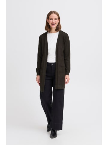 b. young Strickjacke BYNONINA Regular fit in Dark Grey Melange