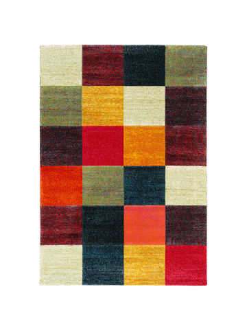 Pergamon Designer Teppich Maui Modern Karo in Bunt