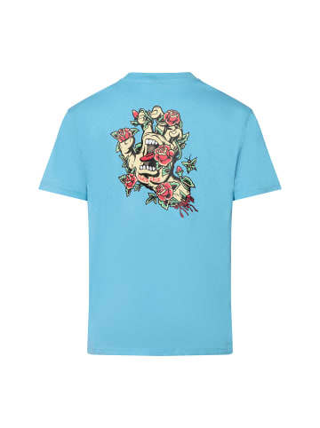 Santa Cruz T-Shirt Screaming Rose Flash in hellblau