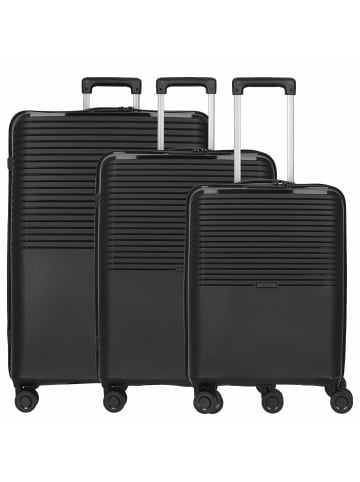 D&N Travel Line 4000 - Trolley-Set, 3tlg. in schwarz