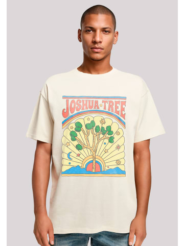 F4NT4STIC Oversize T-Shirt US National Parks Joshua Tree in sand