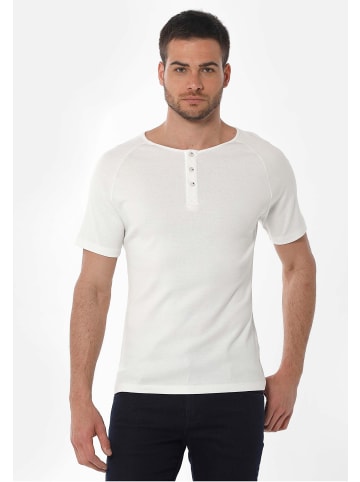 Organication T-Shirt "MCASUAL515" in Cremeweiß