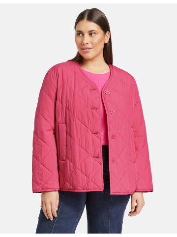 SAMOON Outdoorjacke in Soft Cranberry