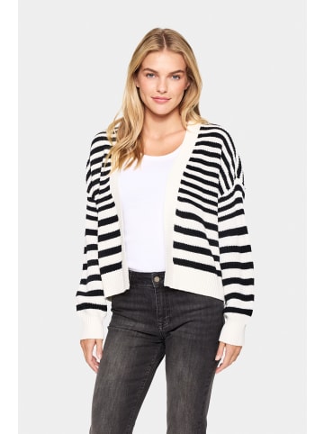 SAINT TROPEZ Strickjacke IbenmeiSZ Gerade Passform in Black