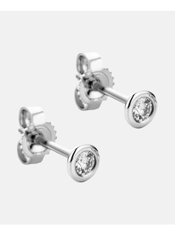 Diamant L'éternel Ohrringe aus 333 Weißgold mit Diamant