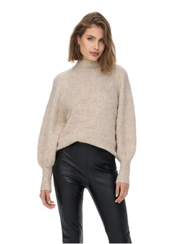 ONLY Pullover ONLCELINA HIGHNECK in Beige