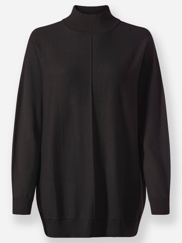 Heine Stehkragenpullover in schwarz