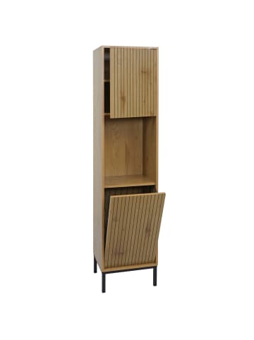 MCW Hochschrank O42, Holzoptik braun