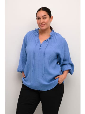 KAFFE curve Langarm-Bluse KClinna in Ebb and Flow