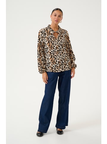 CULTURE Langarm - Hemd CUchay in Leopard