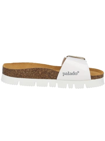palado Pantoletten in weiß lack