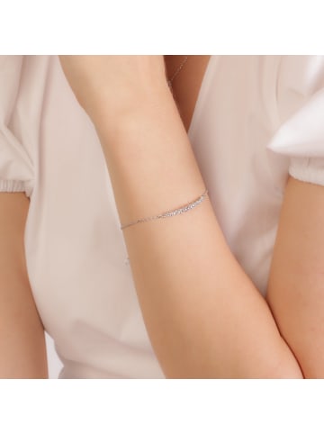 Lucardi 925 Silber Armband Rund