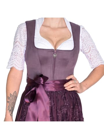 MarJo Midi Dirndl - Samtdirndl in Lila