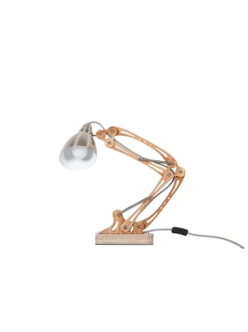Kayoom Tischlampe Merop Esche in grau